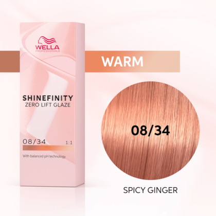 Wella Professional Shinefinity 08/34 60 ml Spicy Ginger