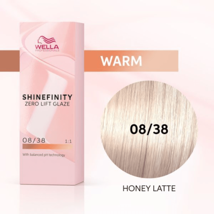 Wella Professional Shinefinity 08/38 Honey Latte