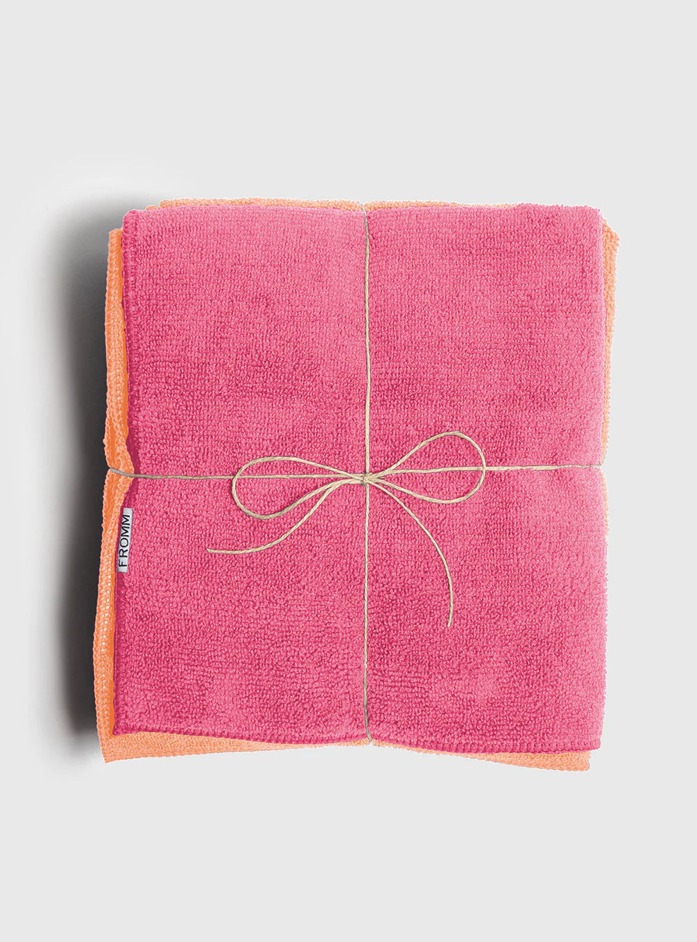 FROMM Softees Microfiber Håndklæder 10 stk. Pink/Orange