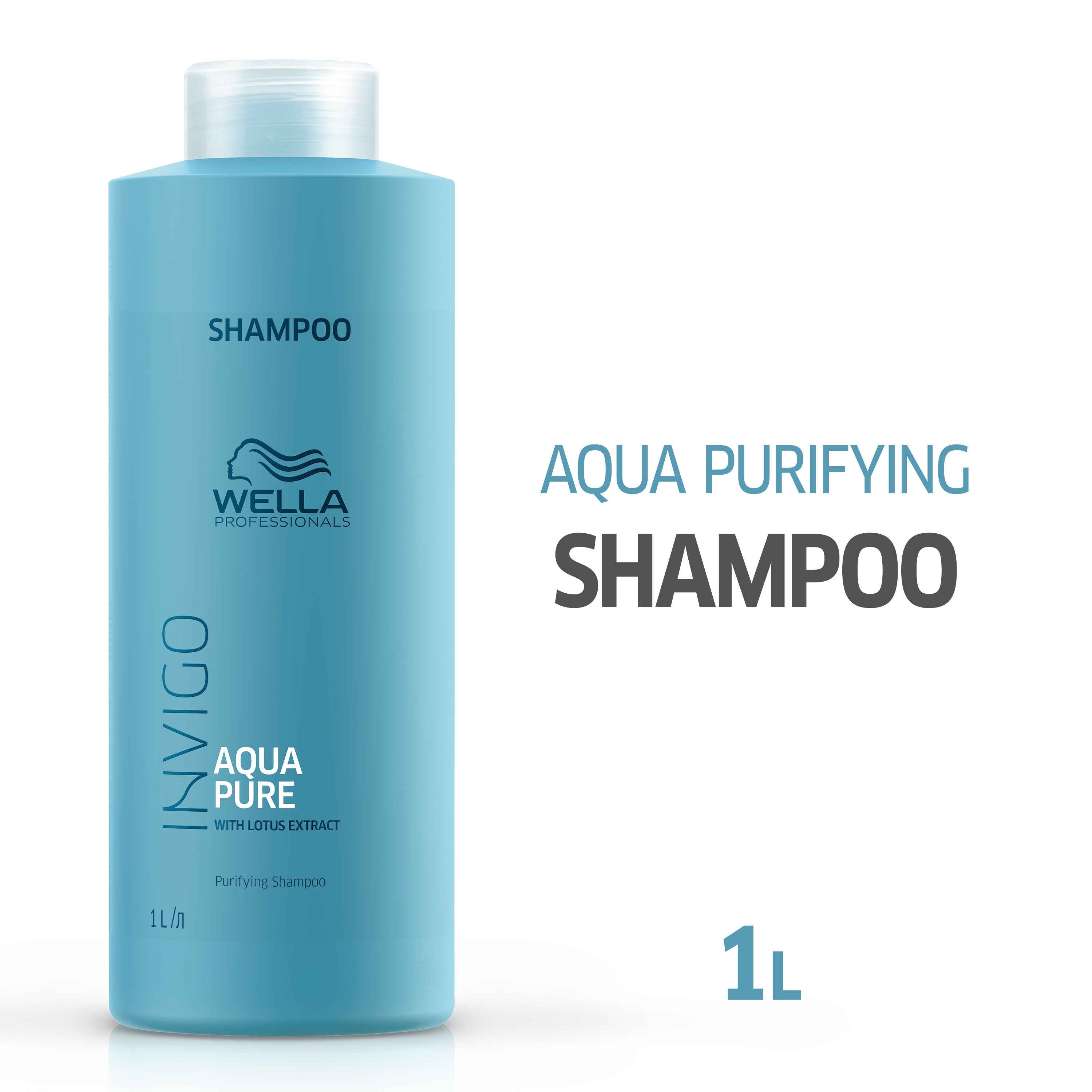 Wella Professional Invigo Shampoo 1000 ML Aqua Pure