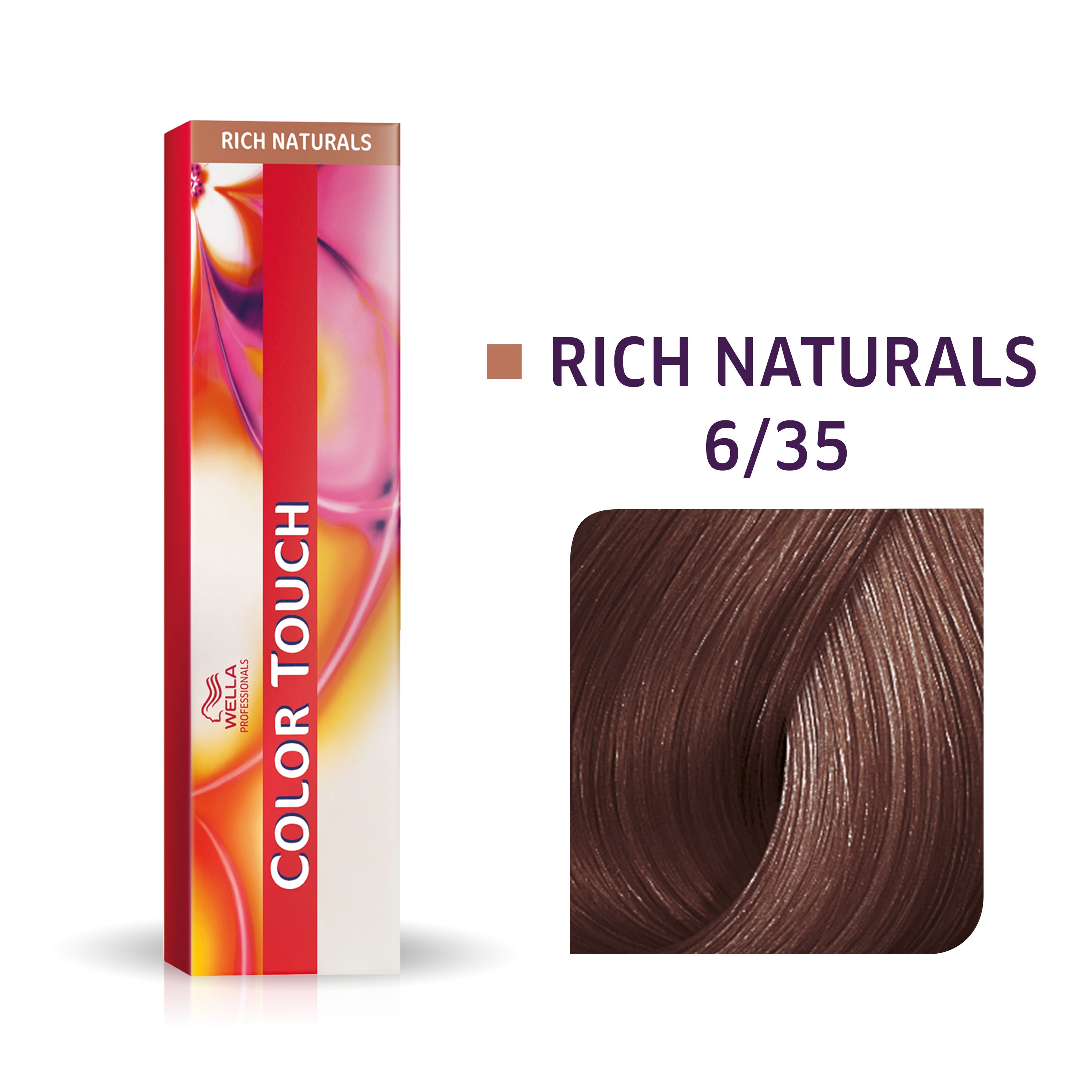 Wella Professional Color Touch Rich Naturals 6/35 Mørkeblond Gylden-mahogni