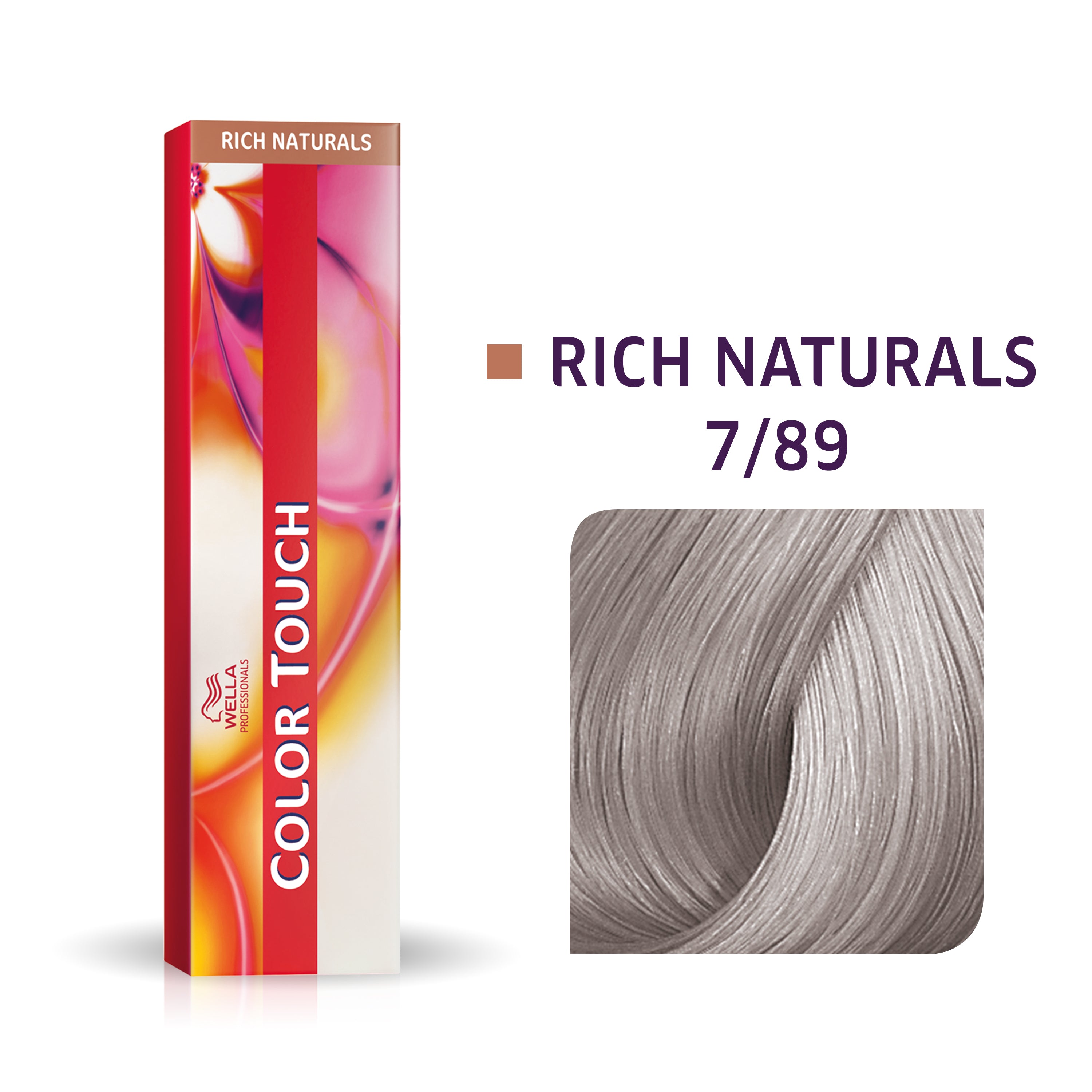 Wella Professional Color Touch Rich Naturals 7/89 Mediumblond Perle-cendre