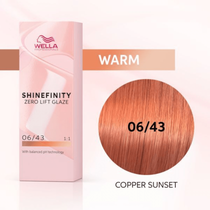 Wella Professional Shinefinity 06/43 60 ml Copper Sunset