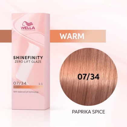 Wella Professional Shinefinity 07/34 60 ml Paprika Spice