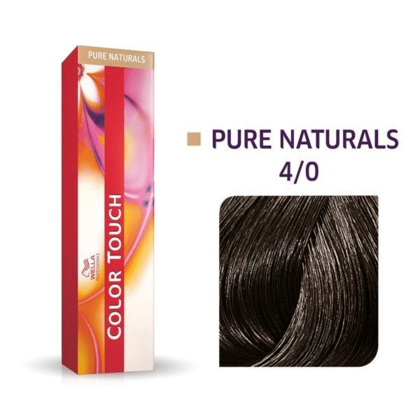 Wella Professional Color Touch Pure Naturals 4/0 Medium Brown