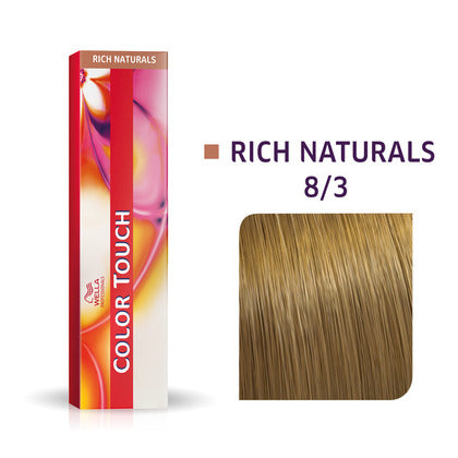 Wella Professional Color Touch Rich Naturals 8/3 ljusblont guld