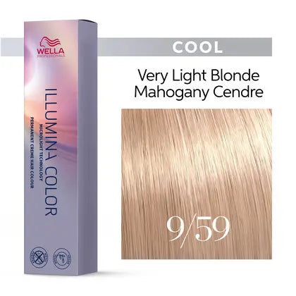 Wella Illumina 9/59 Meget Lysblond Mahogni Cendré 60 ml