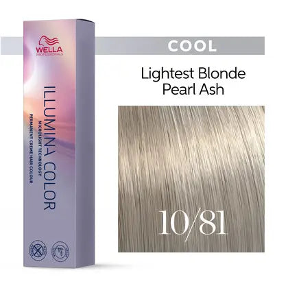 Wella Illumina 10/81 Lyseste Blonde Perle Aske 60 ml