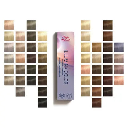 Wella Illumina 6/76 Mørkeblond Brunlig Violet 60 ml