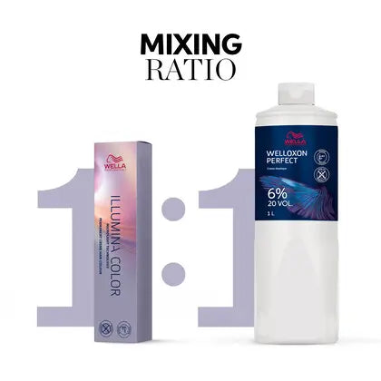 Wella Illumina 6/76 Mørkeblond Brunlig Violet 60 ml