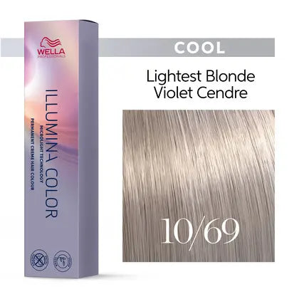 Wella Illumina 10/69 Lyseste Blonde Violet Cendré 60 ml