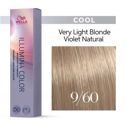 Wella Illumina 9/60 Meget Lysblond Violet Neutral 60 ml