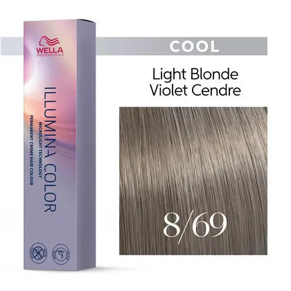 Wella Illumina 8/69 Lysblond Violet Cendré 60 ml