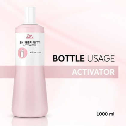 Wella Professional Shinefinity Activator - Bottle Usage 2% 1L