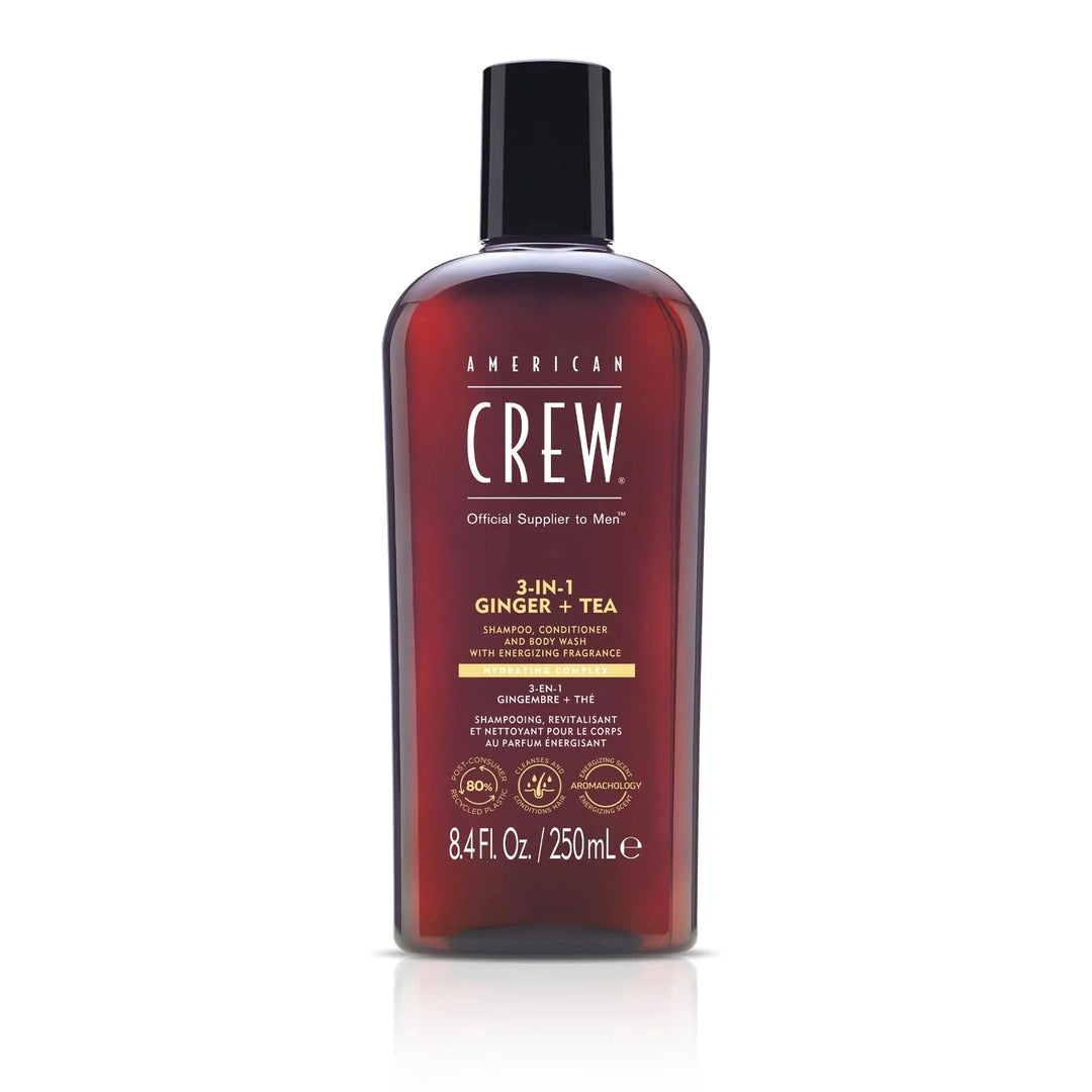 American Crew 3 in 1 Shampoo Ginger & Tea 250ml