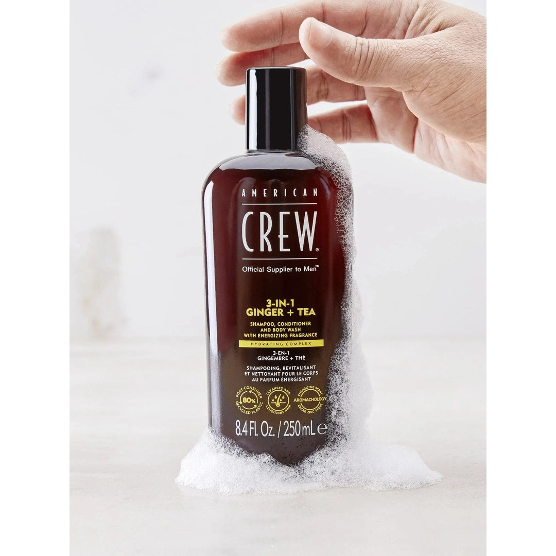 American Crew 3 in 1 Shampoo Ginger & Tea 250ml