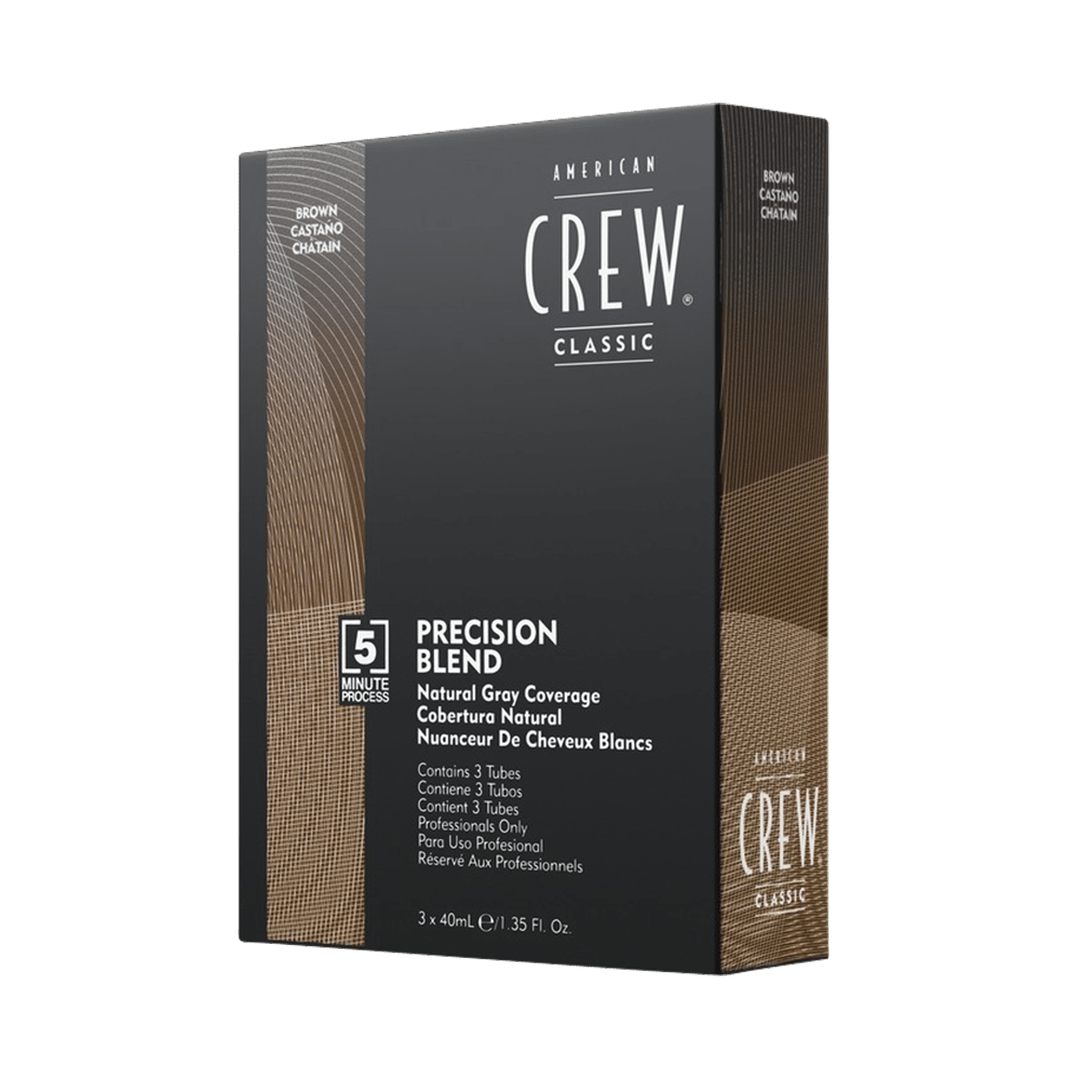 American Crew Precision Blend 3-pk med ash 5-6 3x40ml