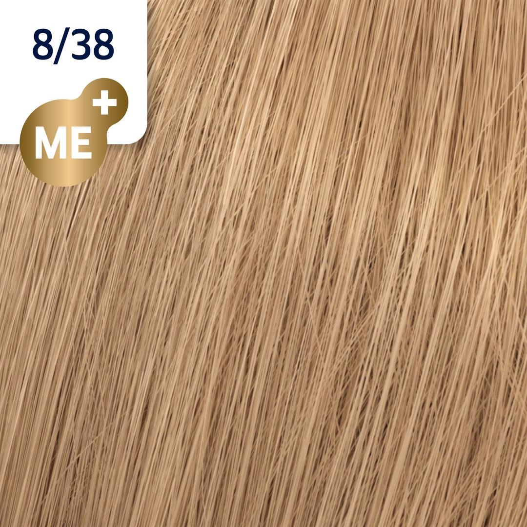 Wella Koleston Perfect Me+ Rich Naturals 8/38 Light Gold - Pearl Blonde