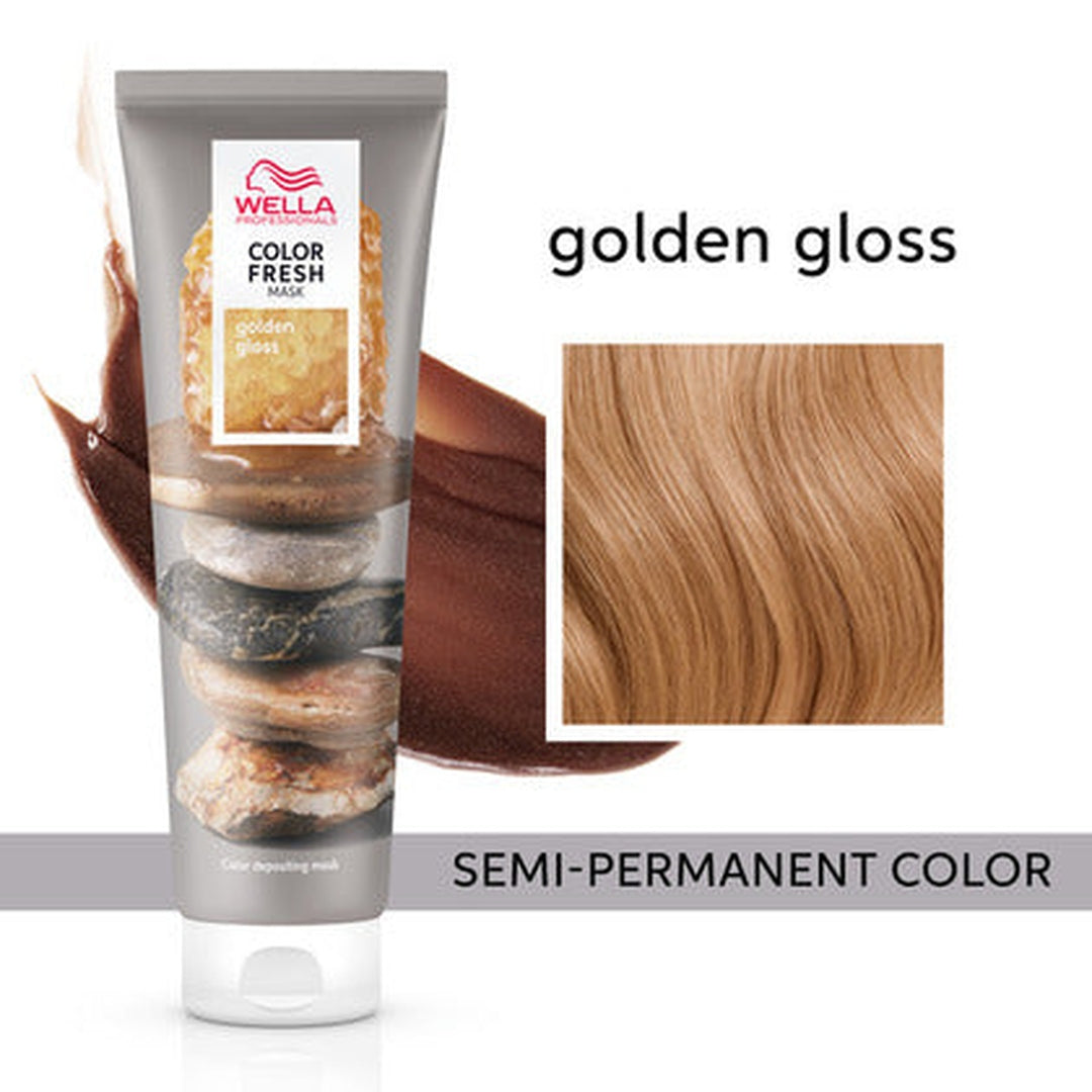 Wella Professional Color Fresh Mask Golden Gloss 150 Ml