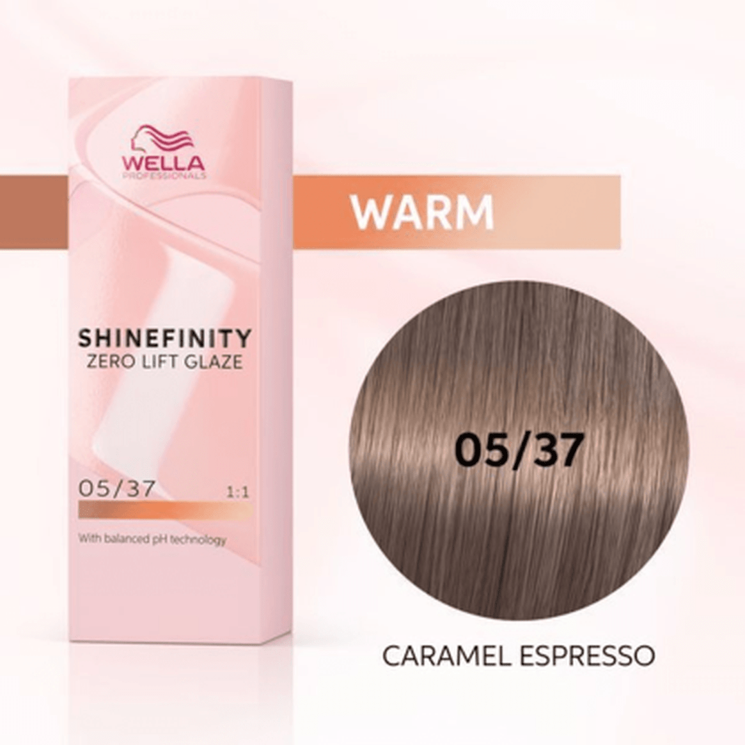 Wella Professional Shinefinity 05/37 60 ml Warm Caramel Espresso