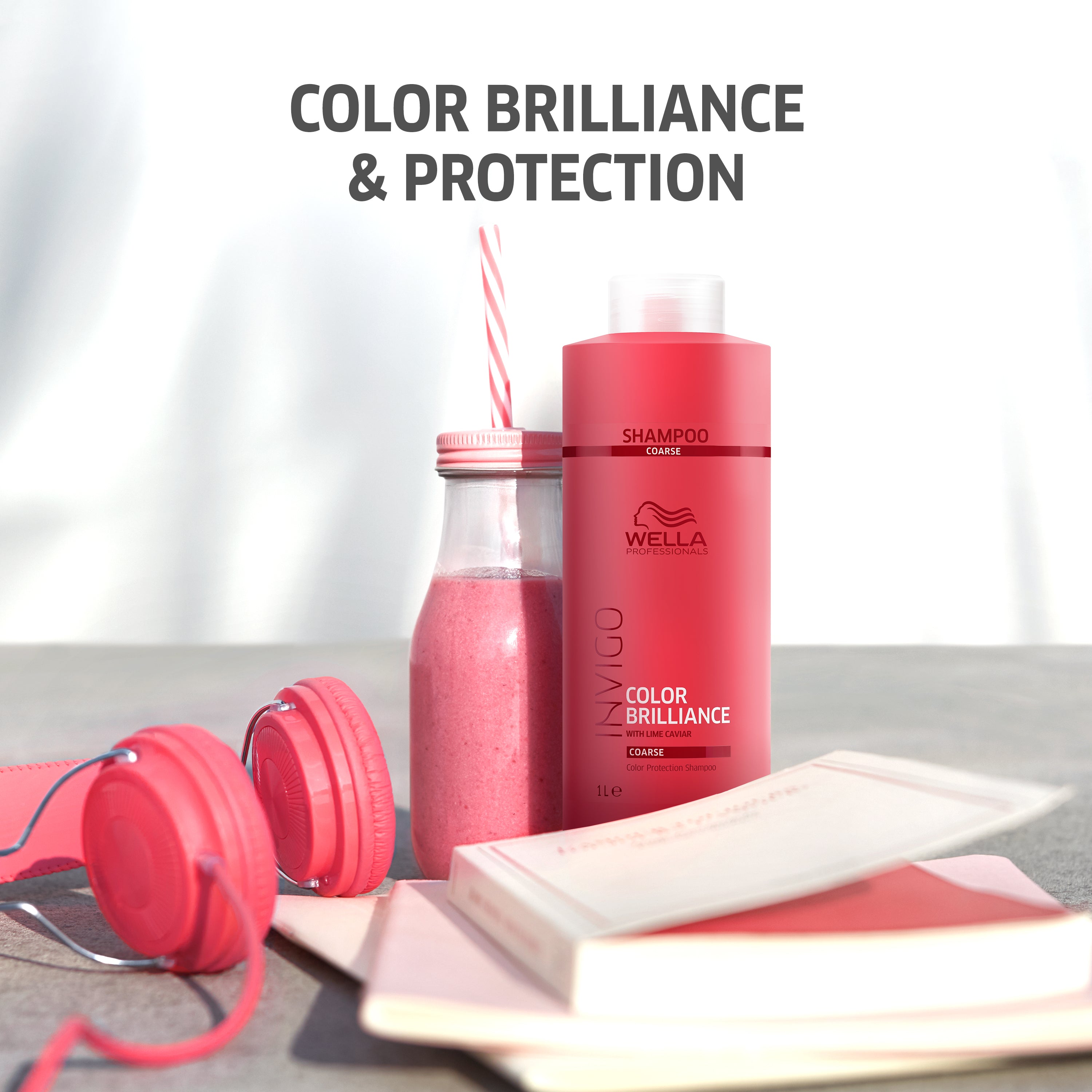 Wella Professional Invigo Shampoo 1000 ML Brilliance Coarse