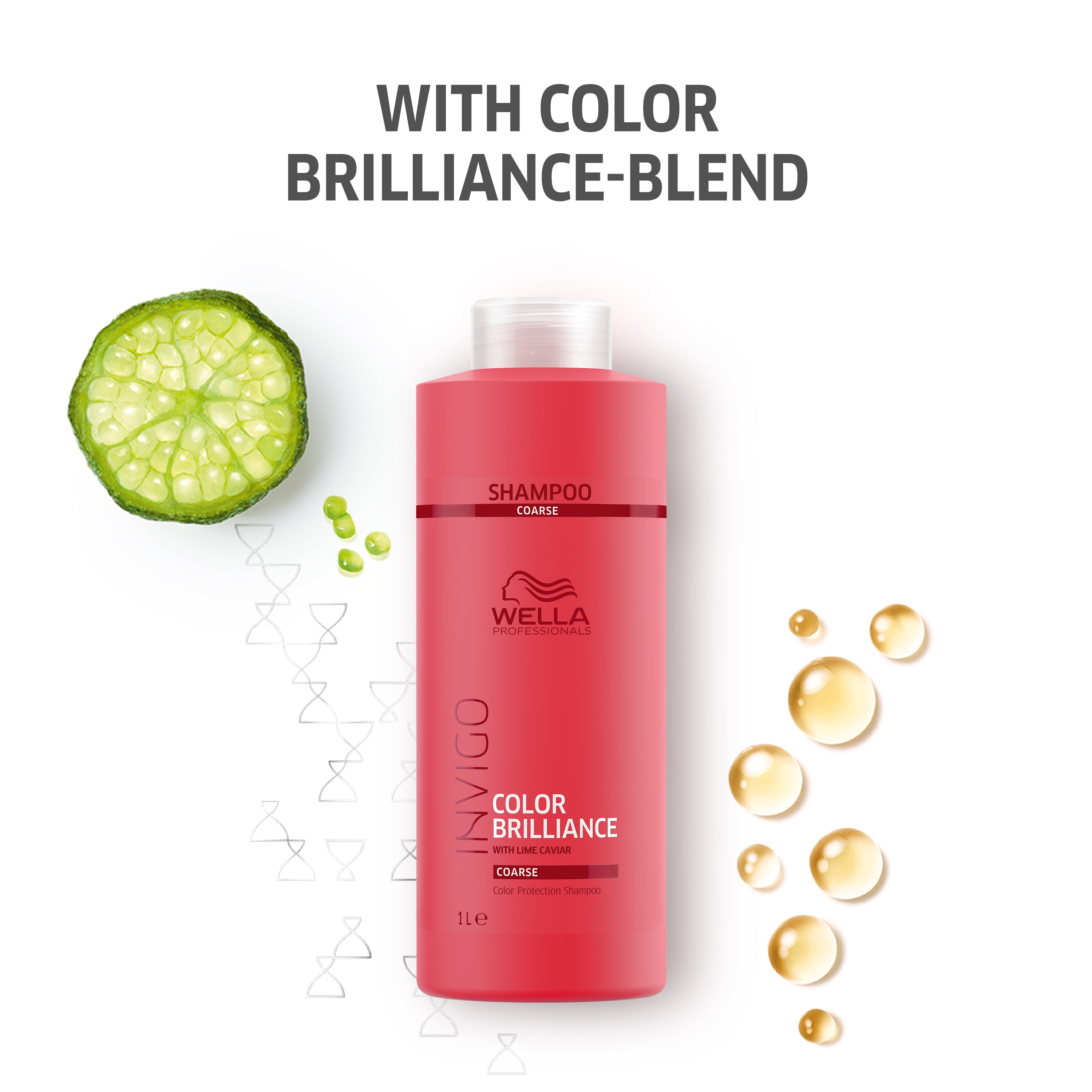 Wella Professional Invigo Shampoo 1000 ML Brilliance Coarse