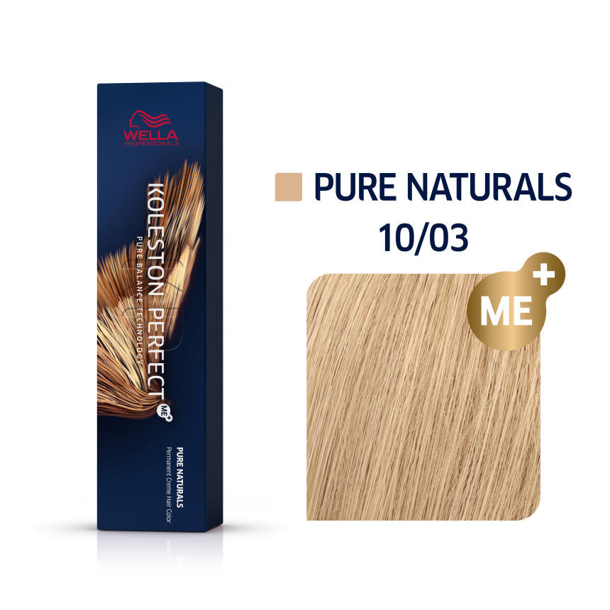 Wella Koleston Perfect Me+ Pure Naturals 10/03 Lightest Natural - Gold Blonde
