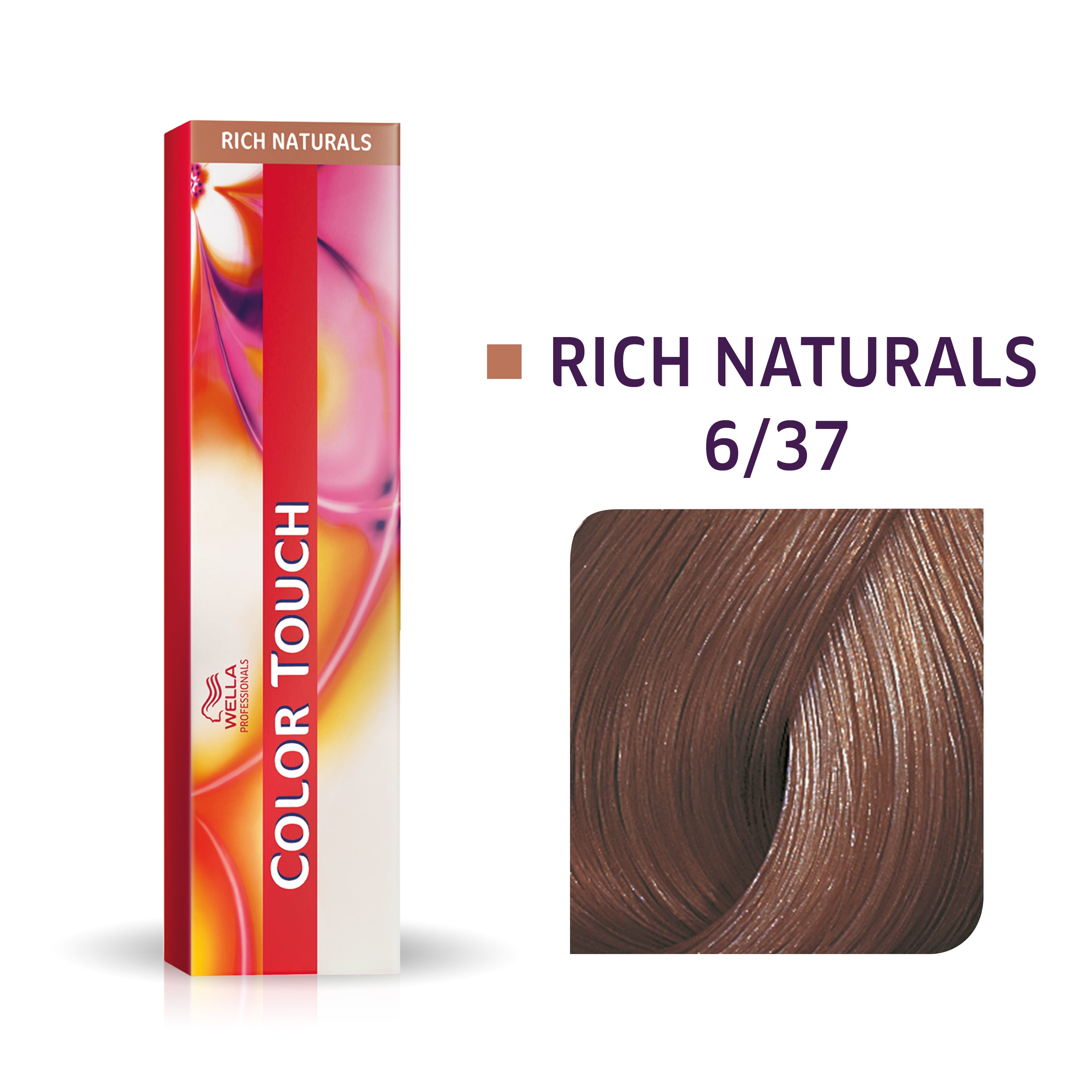 Wella Professional Color Touch Rich Naturals 6/37 Mørkeblond gylden-brun