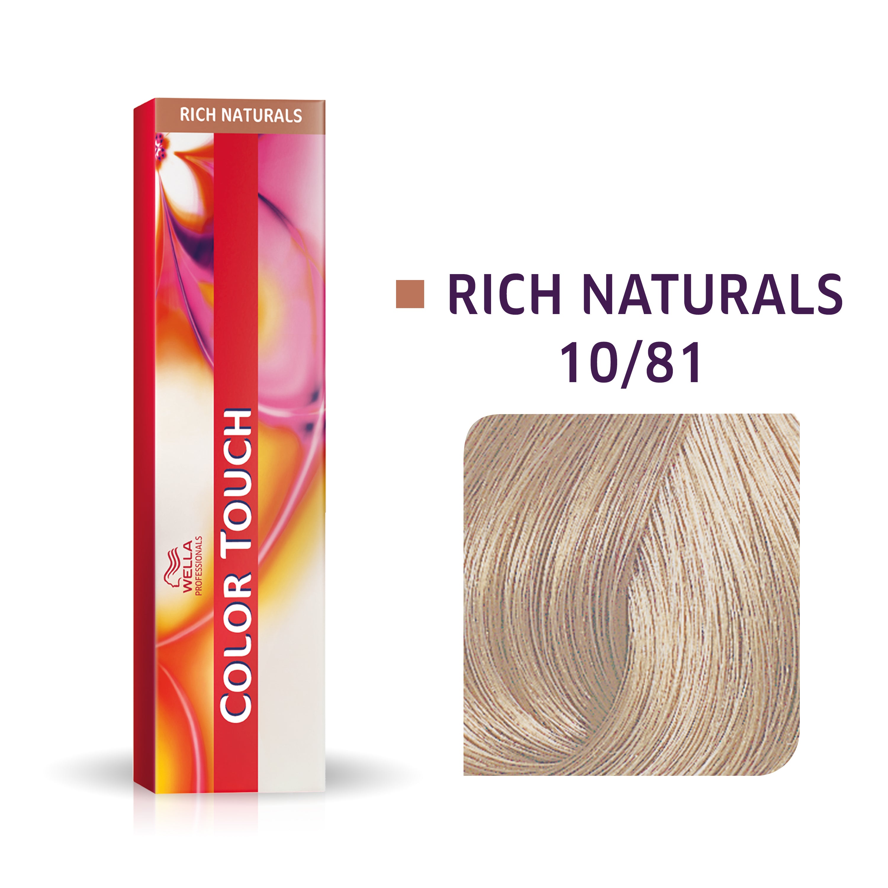 Wella Professional Color Touch Rich Naturals 10/81 Lys-Lyseblond perle-ask