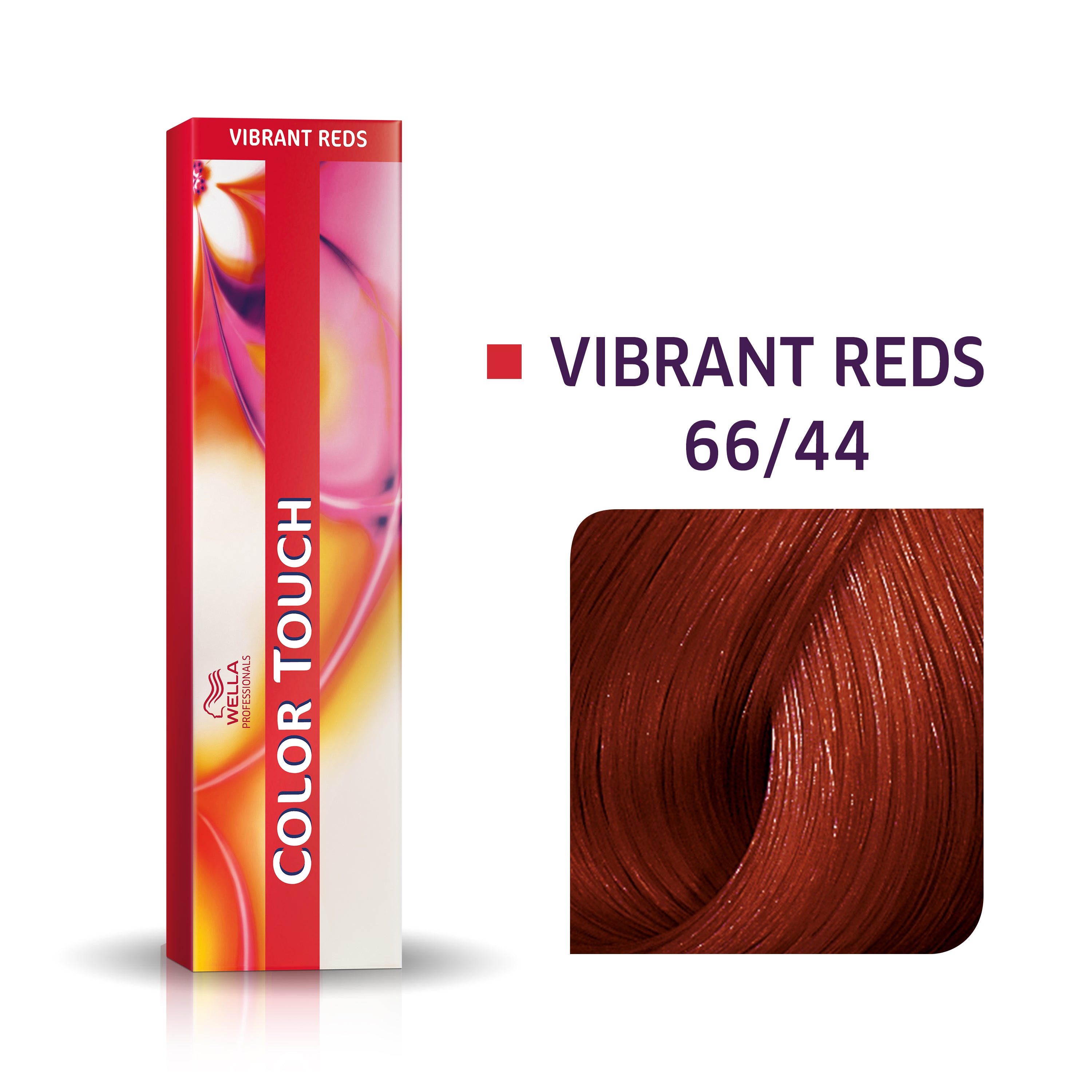 Wella Professional Color Touch Vibrant Reds 66/44 Mørkeblond intensiv rød-intensiv