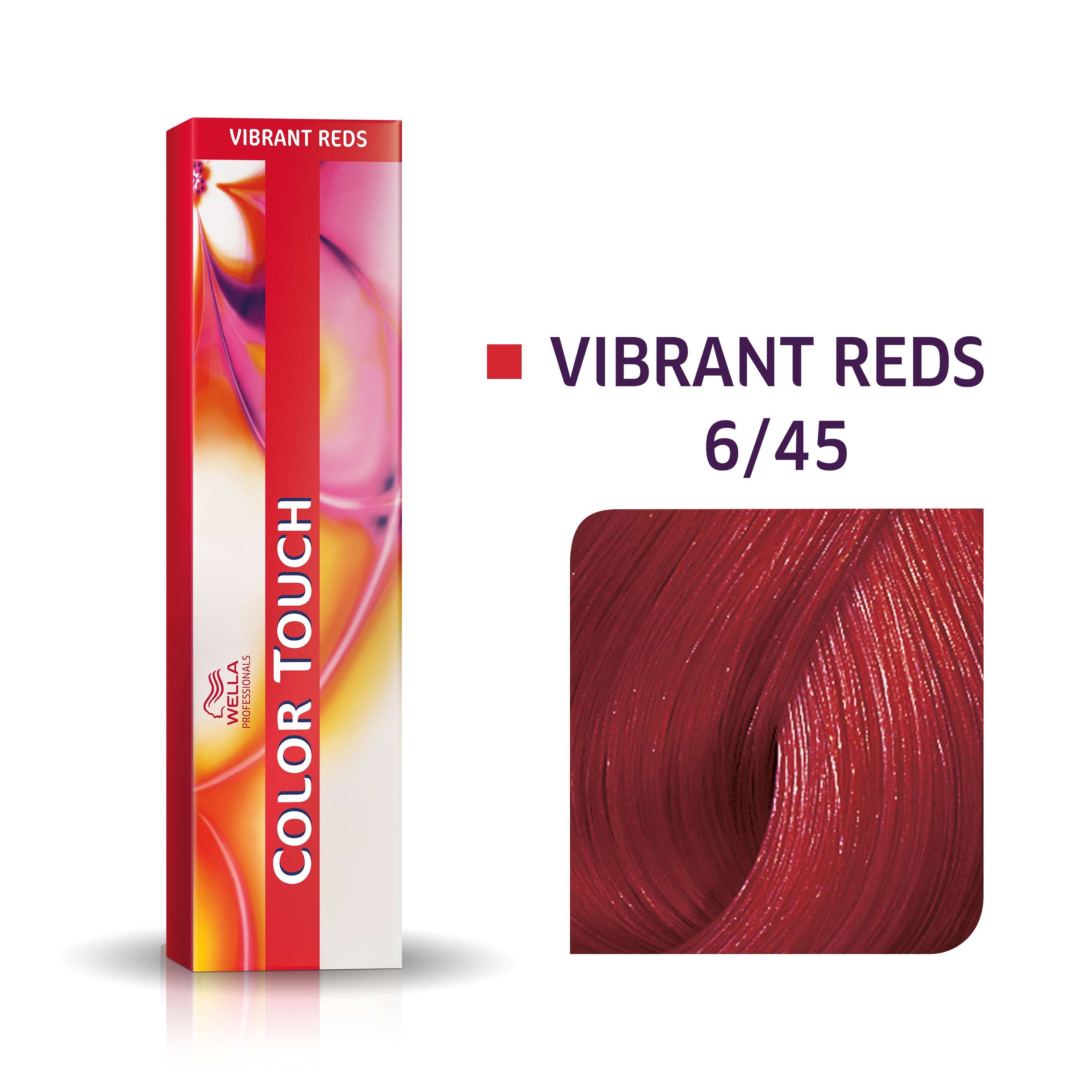Wella Professional Color Touch Vibrant Reds 6/45 Mørkelblond röd-mahogni