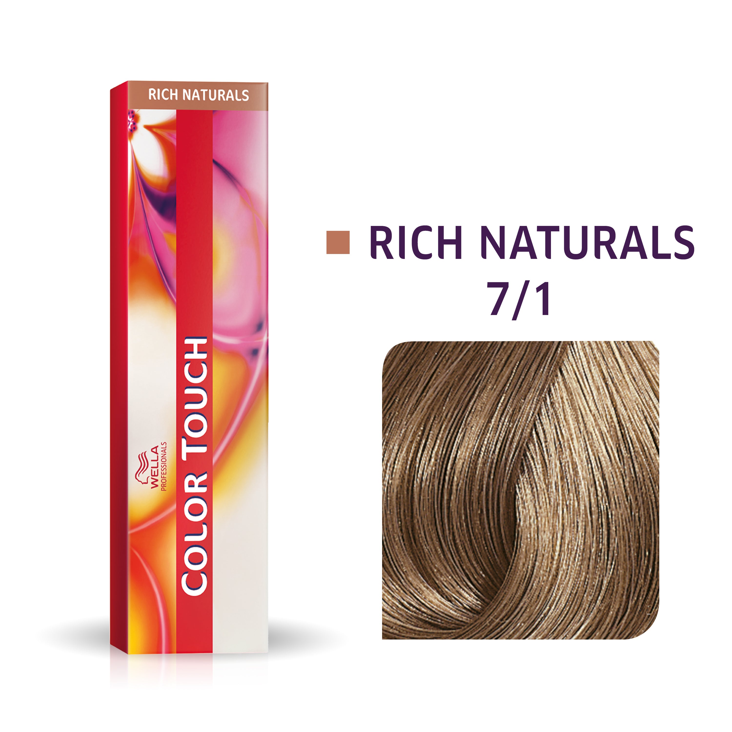 Wella Professional Color Touch Rich Naturals 7/1 Ash Medium Blond
