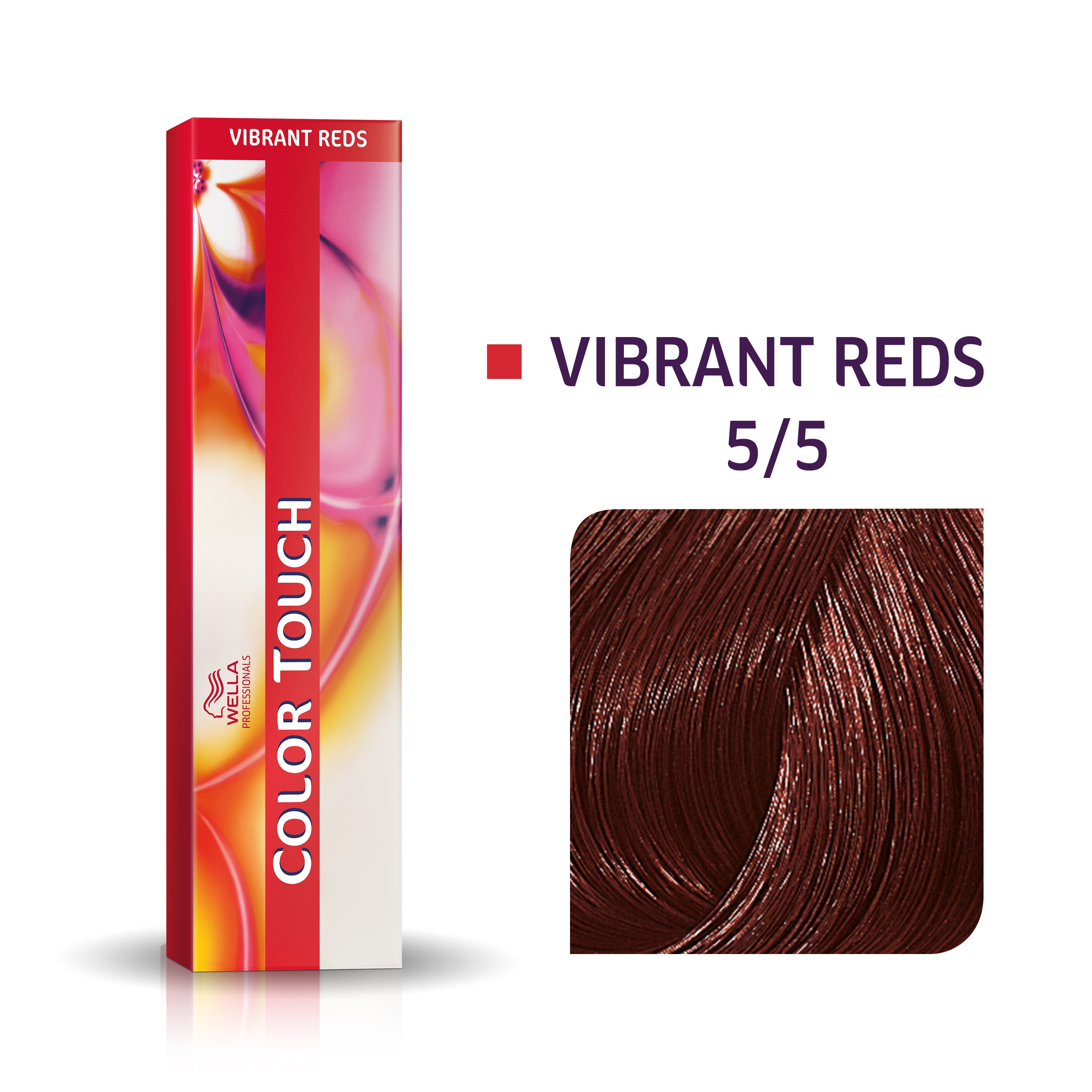 Wella Professional Color Touch Vibrant Reds 5/5 Lysebrun mahogni