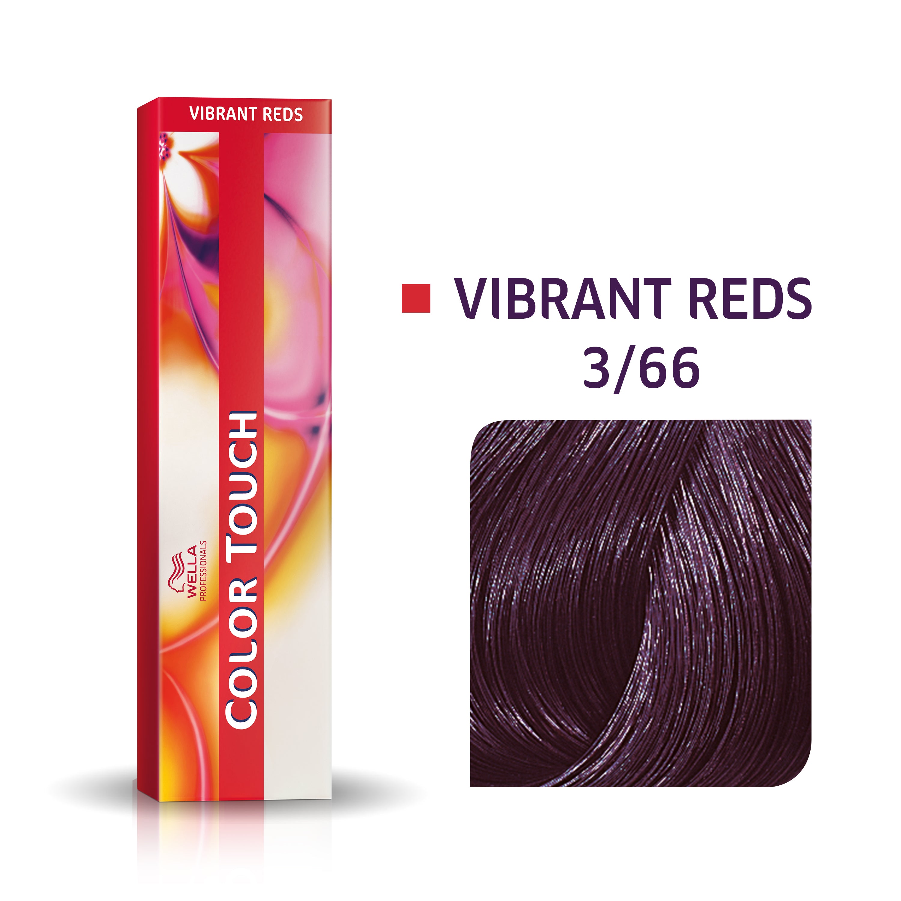 Wella Professional Color Touch Vibrant Reds 3/66 Mørkebrun Violet-intensiv