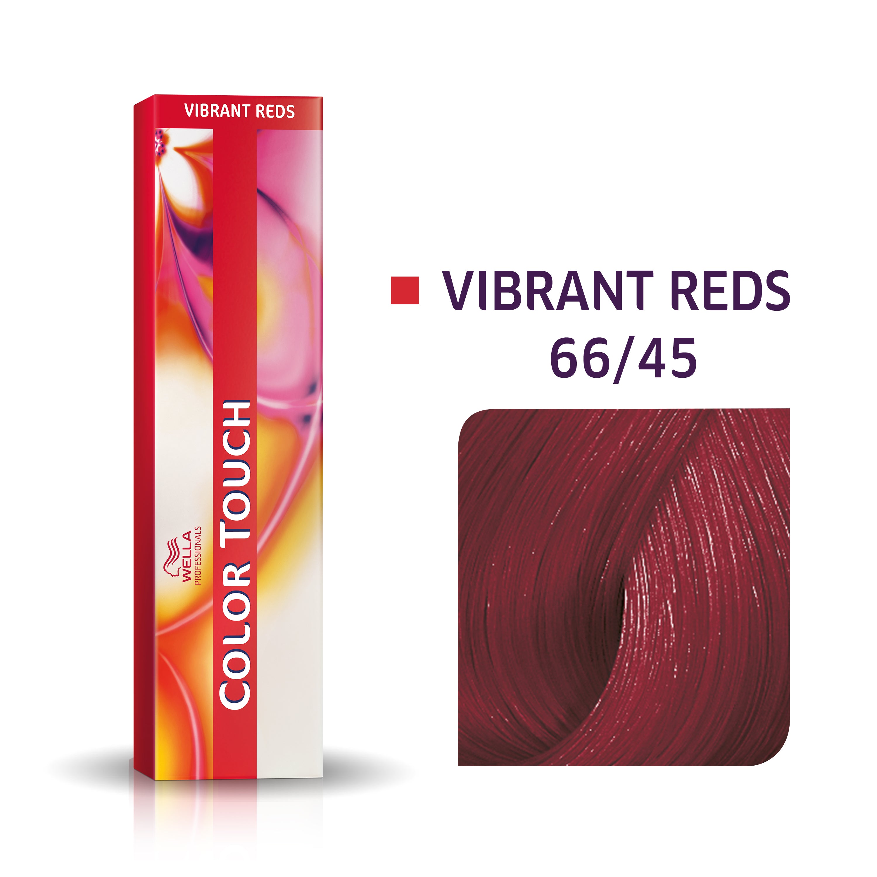 Wella Professional Color Touch Vibrant Reds 66/45 Mørkeblond intensiv rød-mahogni