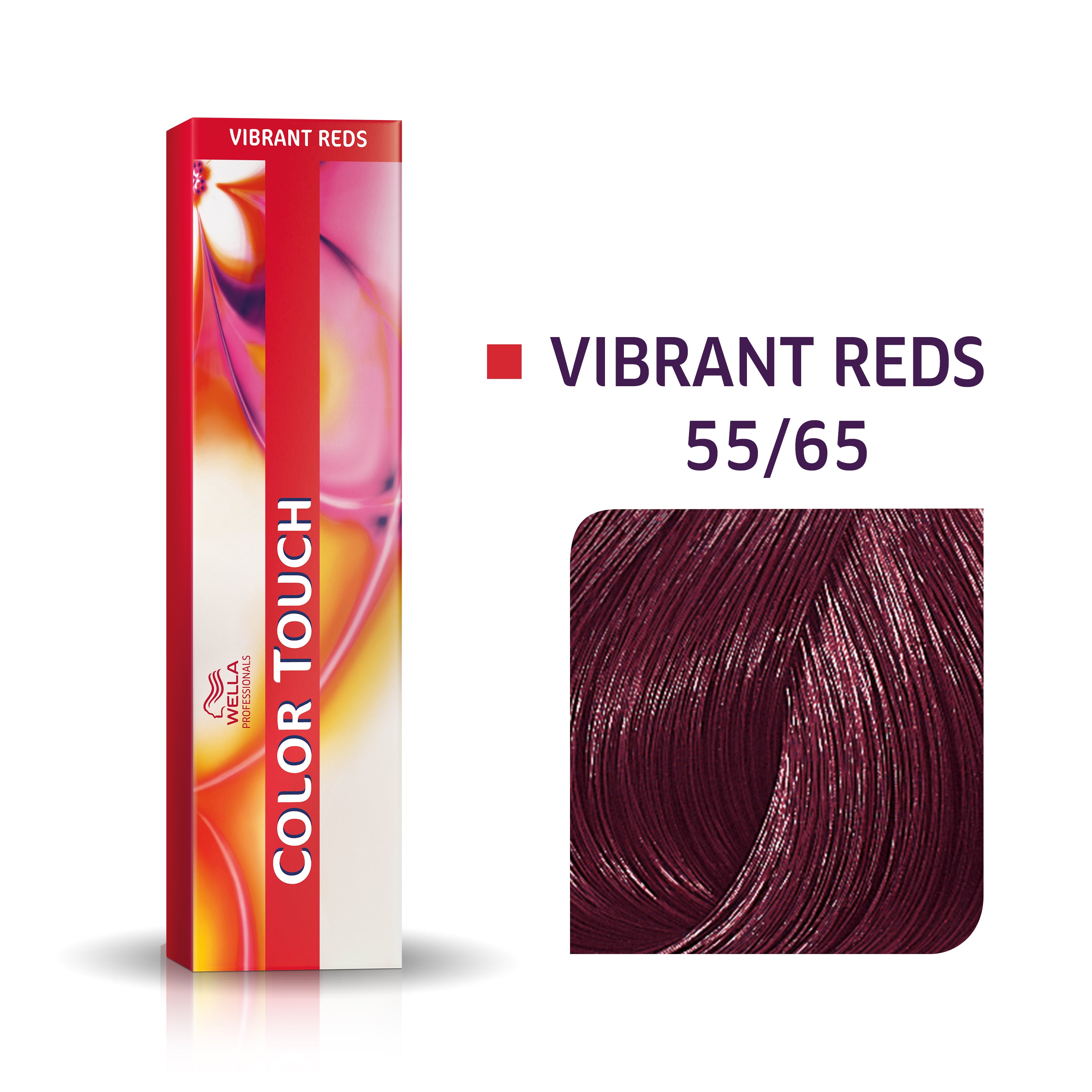 Wella Professional Color Touch Vibrant Reds 55/65 Lysebrun intensiv violett-mahogni