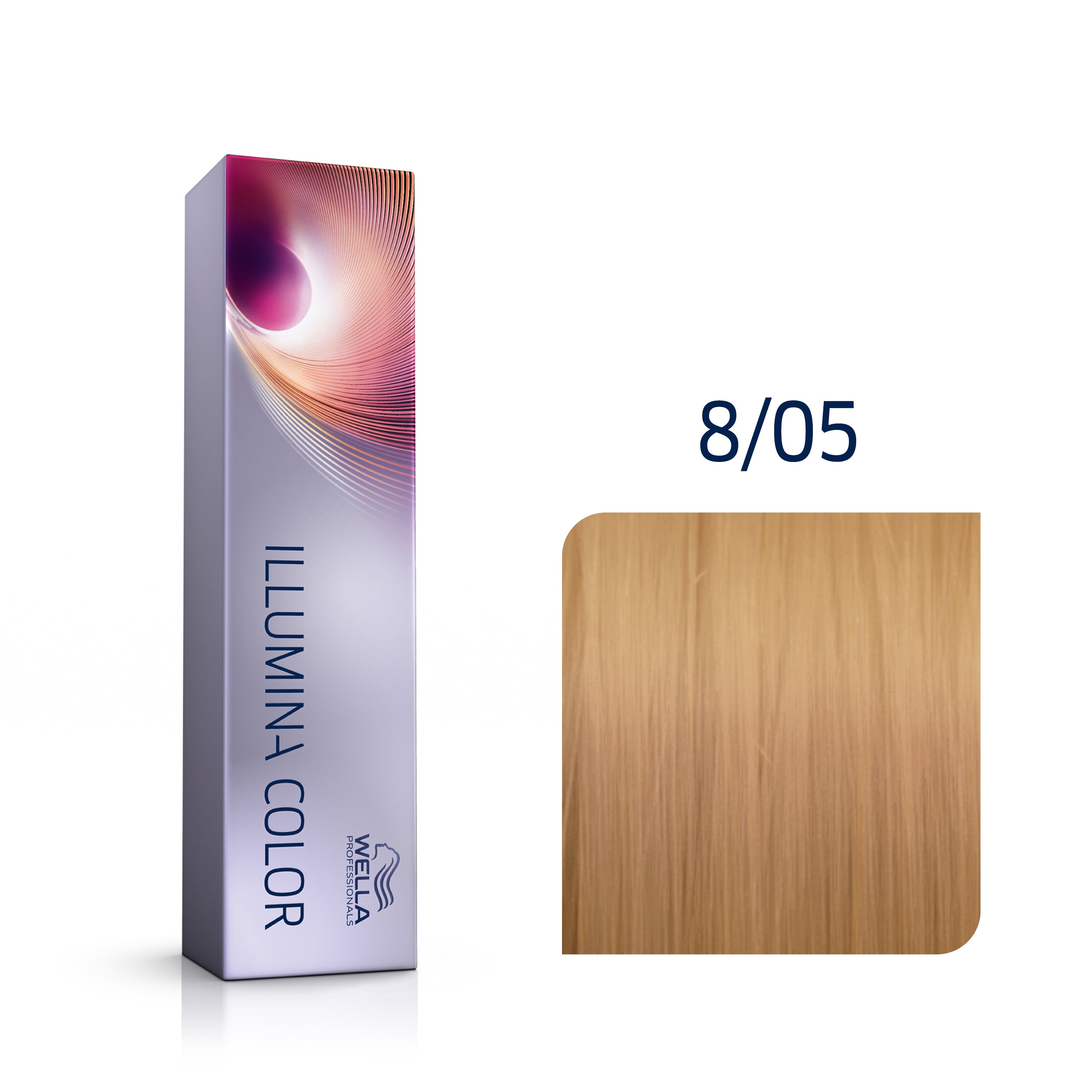 Wella Professional Illumina 8/05 Lätt Naturlig Mahogny Blond 60 ml