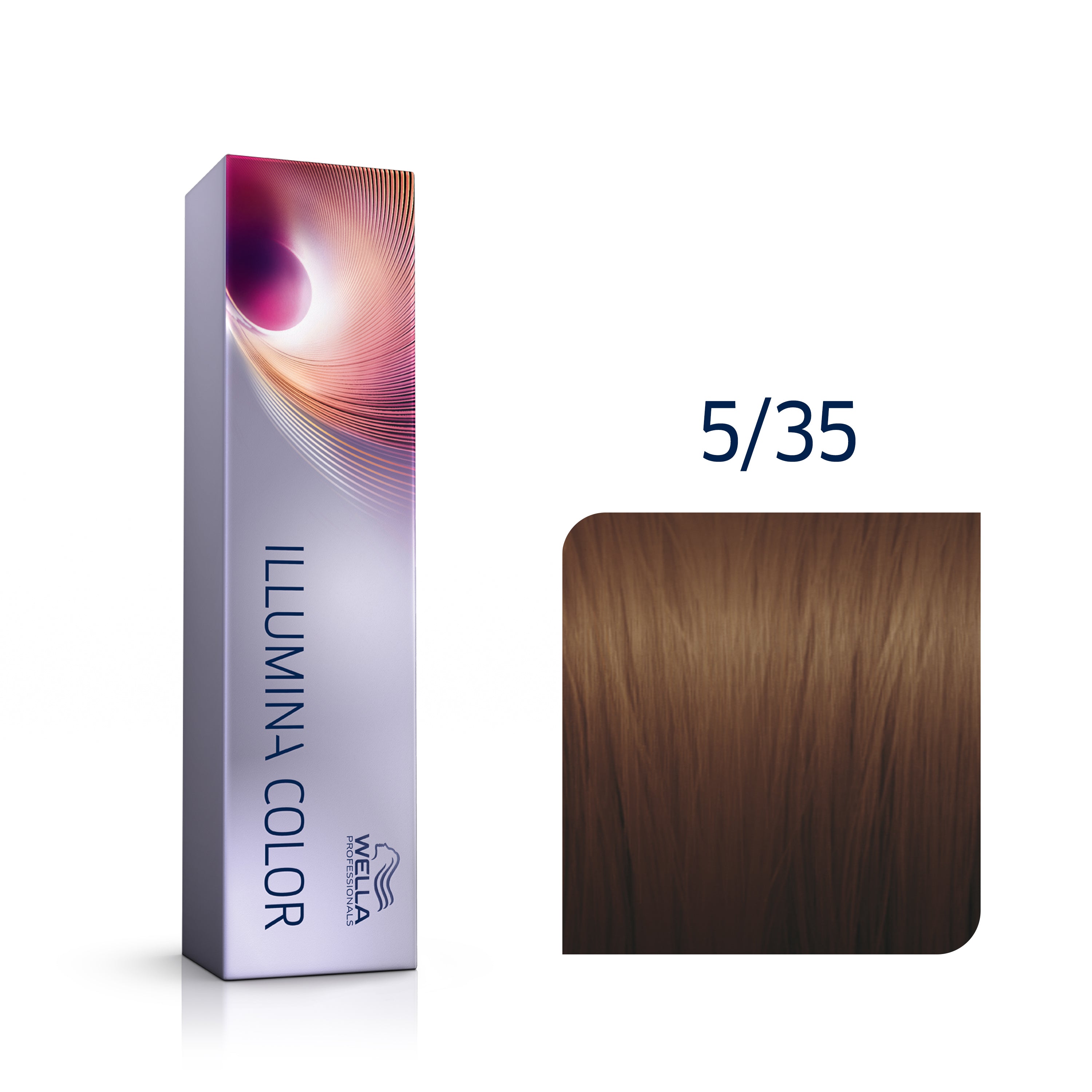 Wella Professional Illumina 5/35 ljusbrun / guld mahogny 60 ml