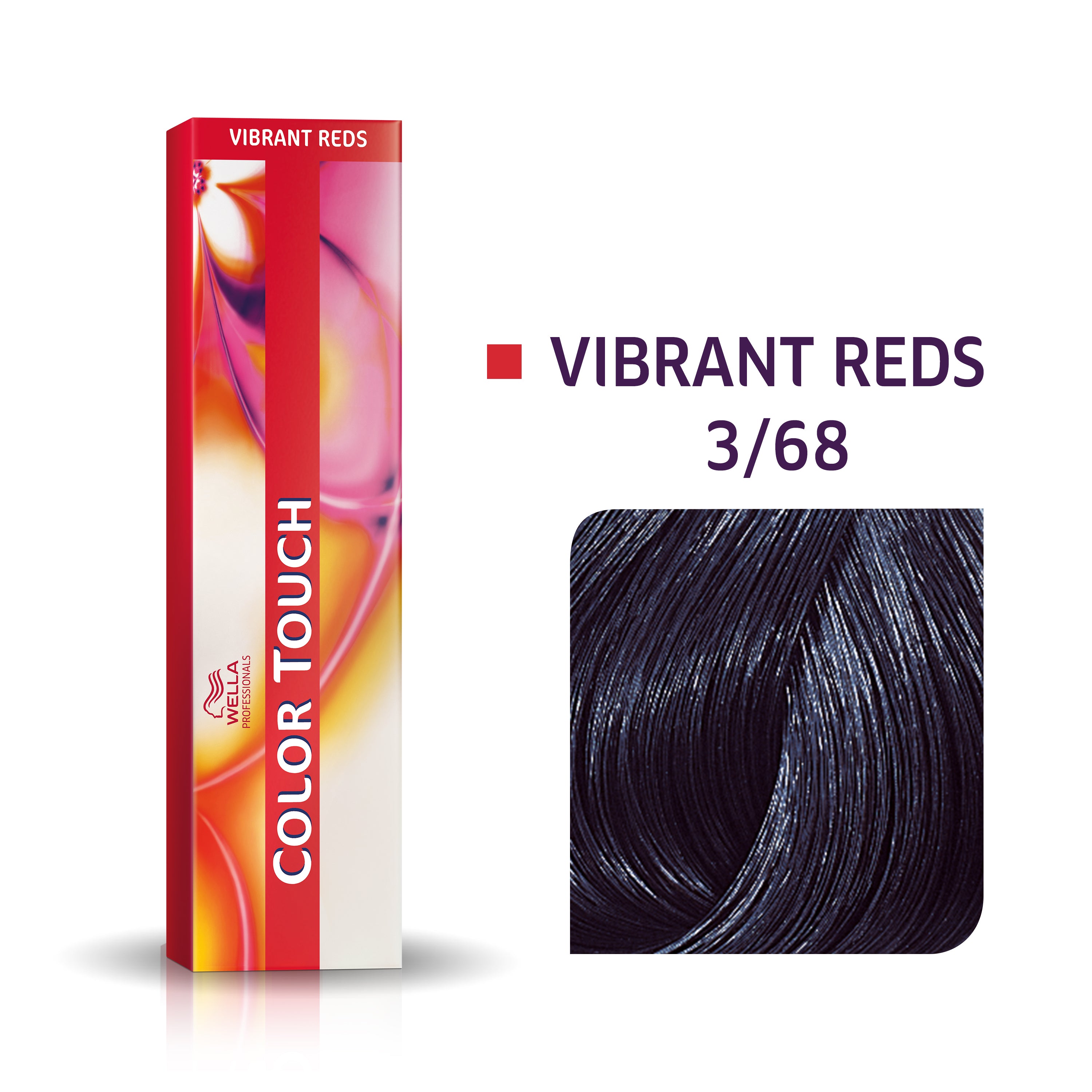 Wella Professional Color Touch Vibrant Reds 3/68 Mørkebrun violet-perle