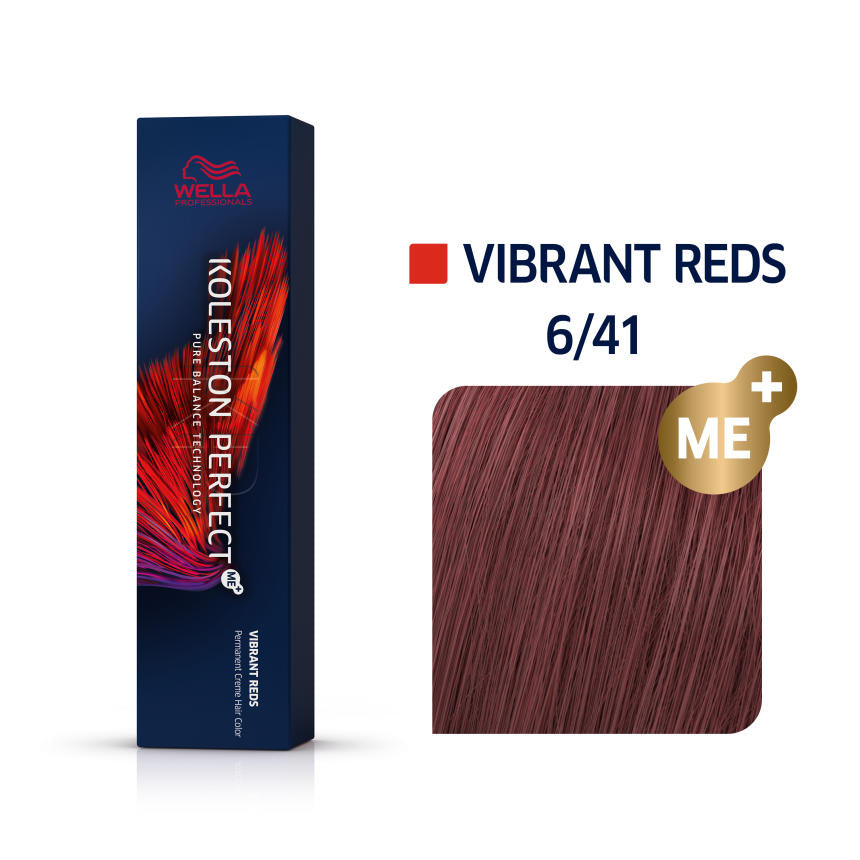 Wella Koleston Perfect Me+ Vibrant Reds 6/41 Dark Red - Ash Blonde