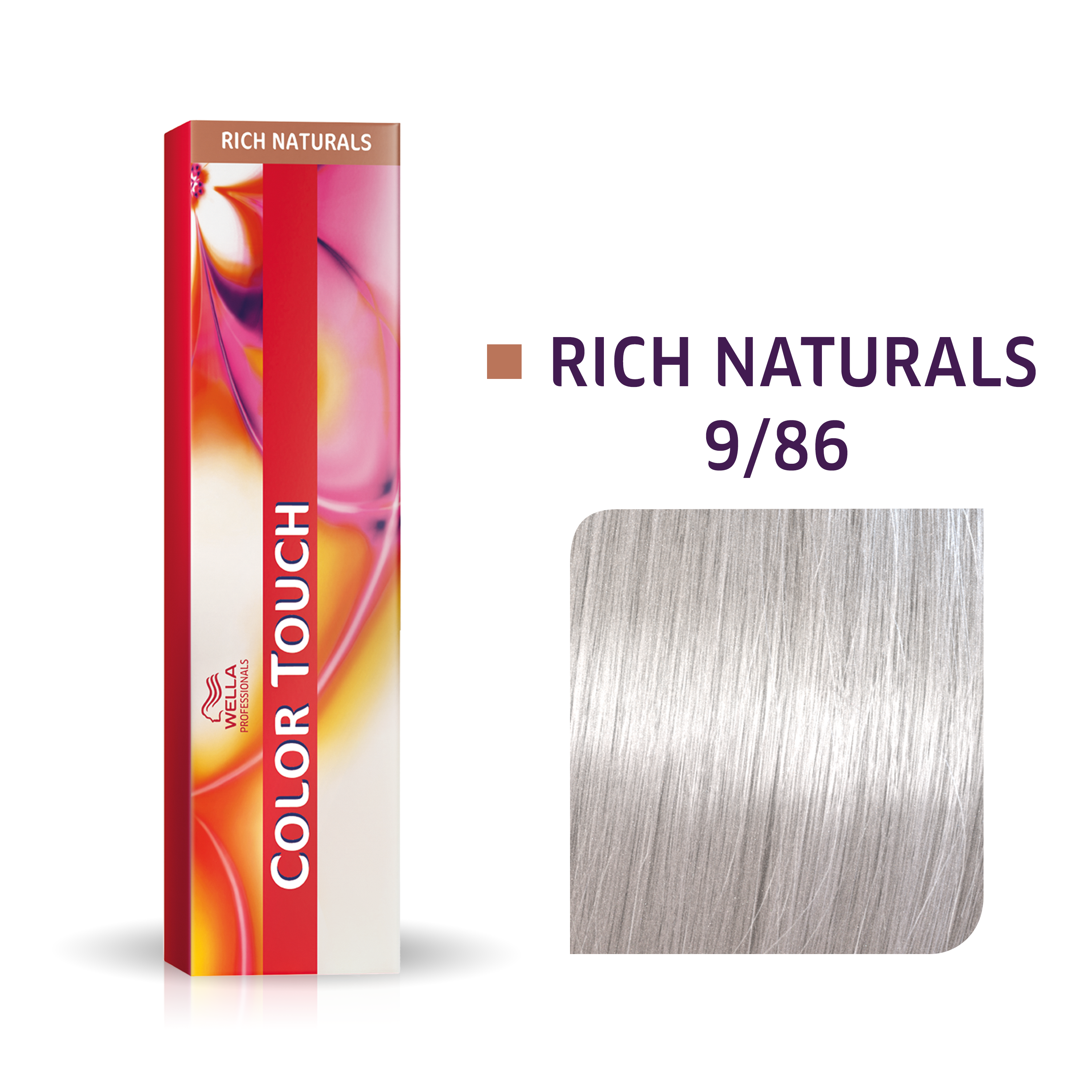 Wella Professional Color Touch Rich Naturals 9/86 Very Light Blond Pearl Violet