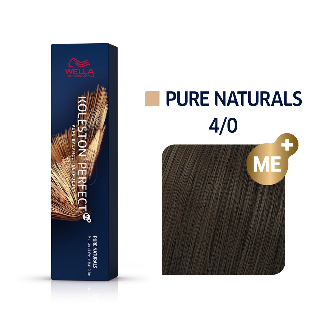 Wella Koleston Perfect Me+ Pure Naturals 4/0 Medium Brown