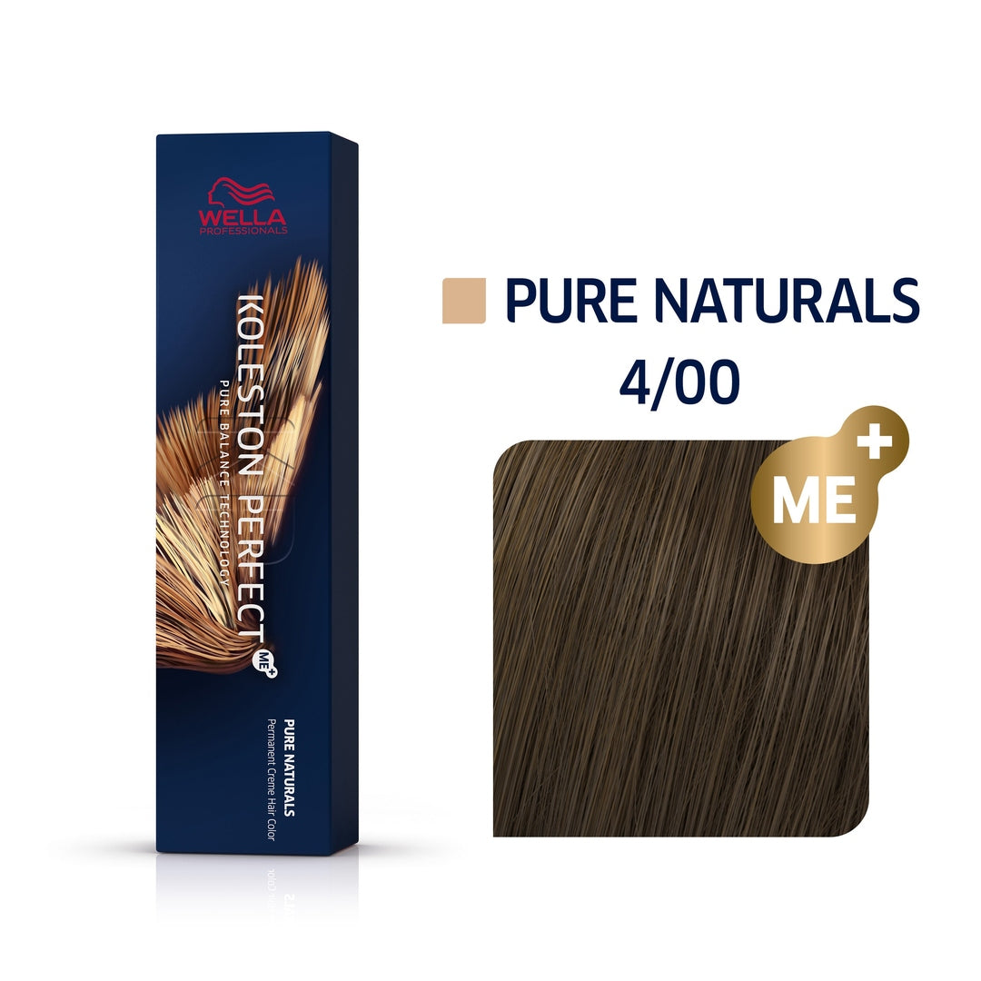 Wella Koleston Perfect Me+ Pure Naturals 4/00 Medium Natural Brown