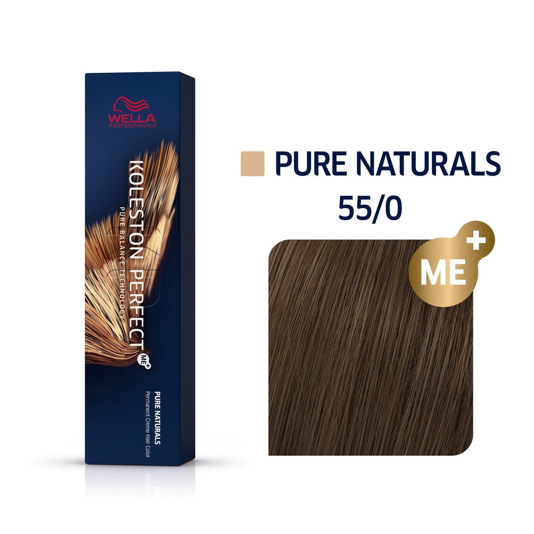 Wella Koleston Perfect Me+ Pure Naturals 55/0 Intense Light Brown