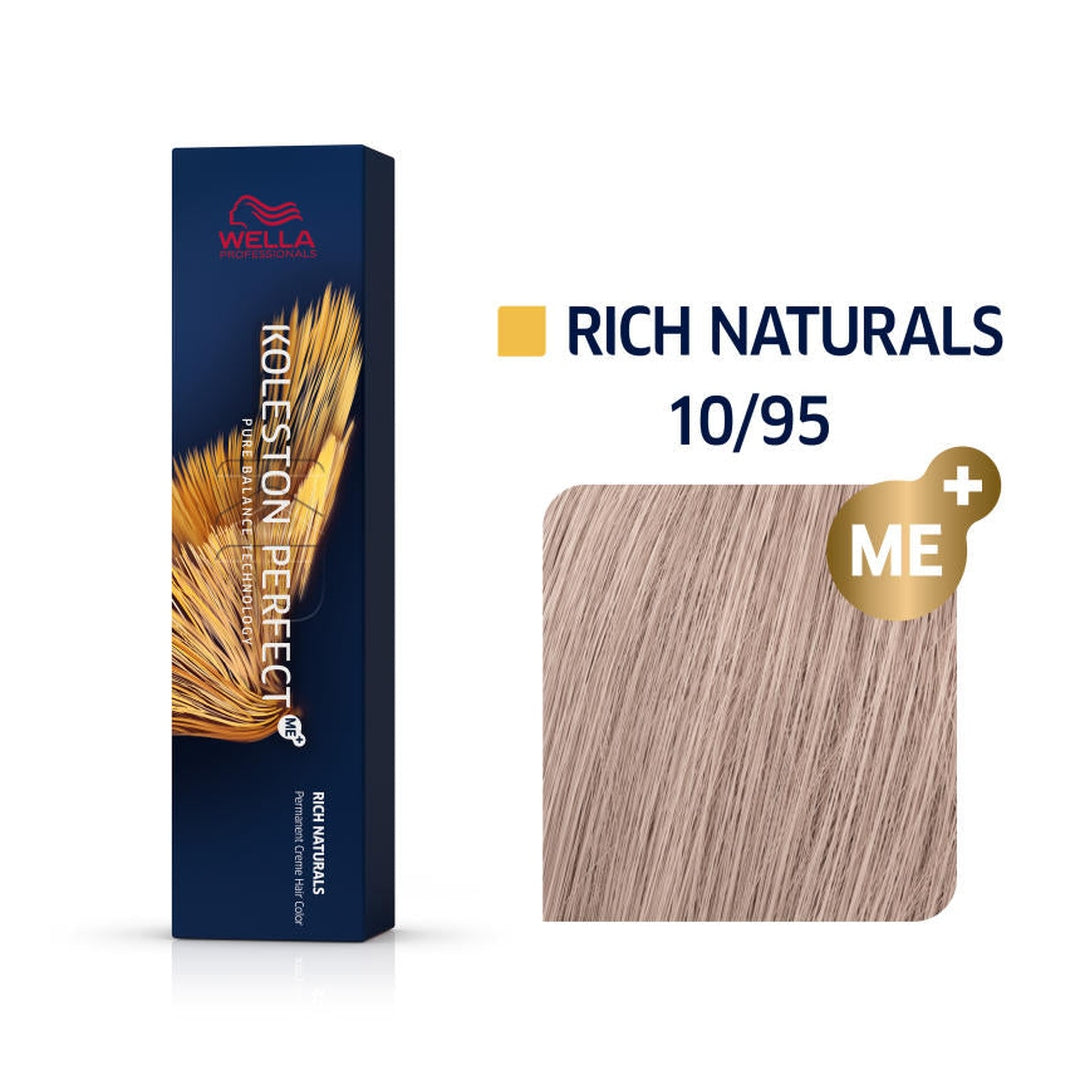 Wella Koleston Perfect Me+ Rich Naturals 10/95 Lightest Cendre - Mahogony Blonde