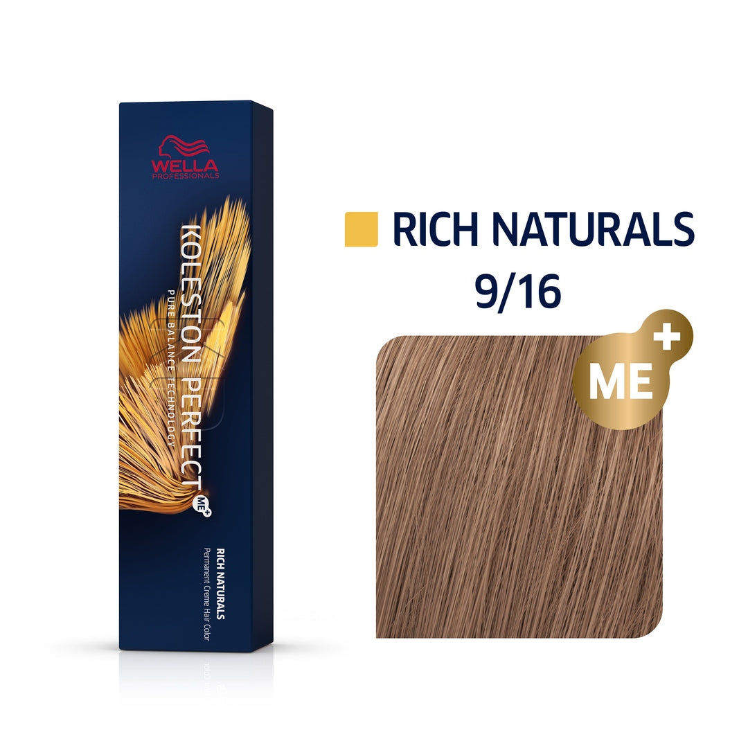 Wella Koleston Perfect Me+ Rich Naturals 9/16 Very Light Ash - Violet Blonde