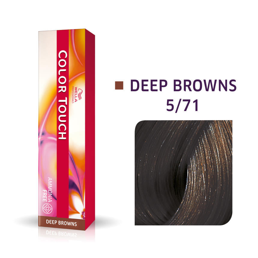 Wella Professional Color Touch Deep Browns 5/71 Lysebrun brun-ask